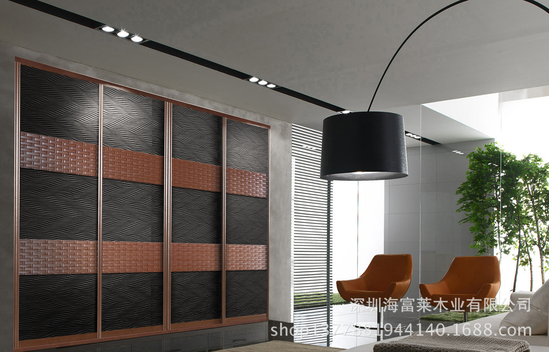 廣東木皮木飾面廠家銷售3D木質(zhì)裝飾面板墻板酒店大堂背景墻